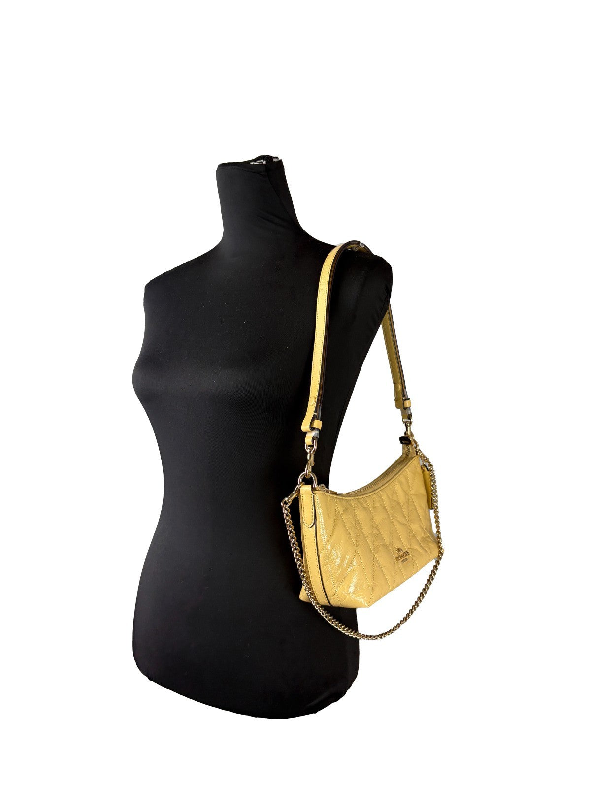 COACH Coach Caitlin Glazed Leather Shoulder Bag