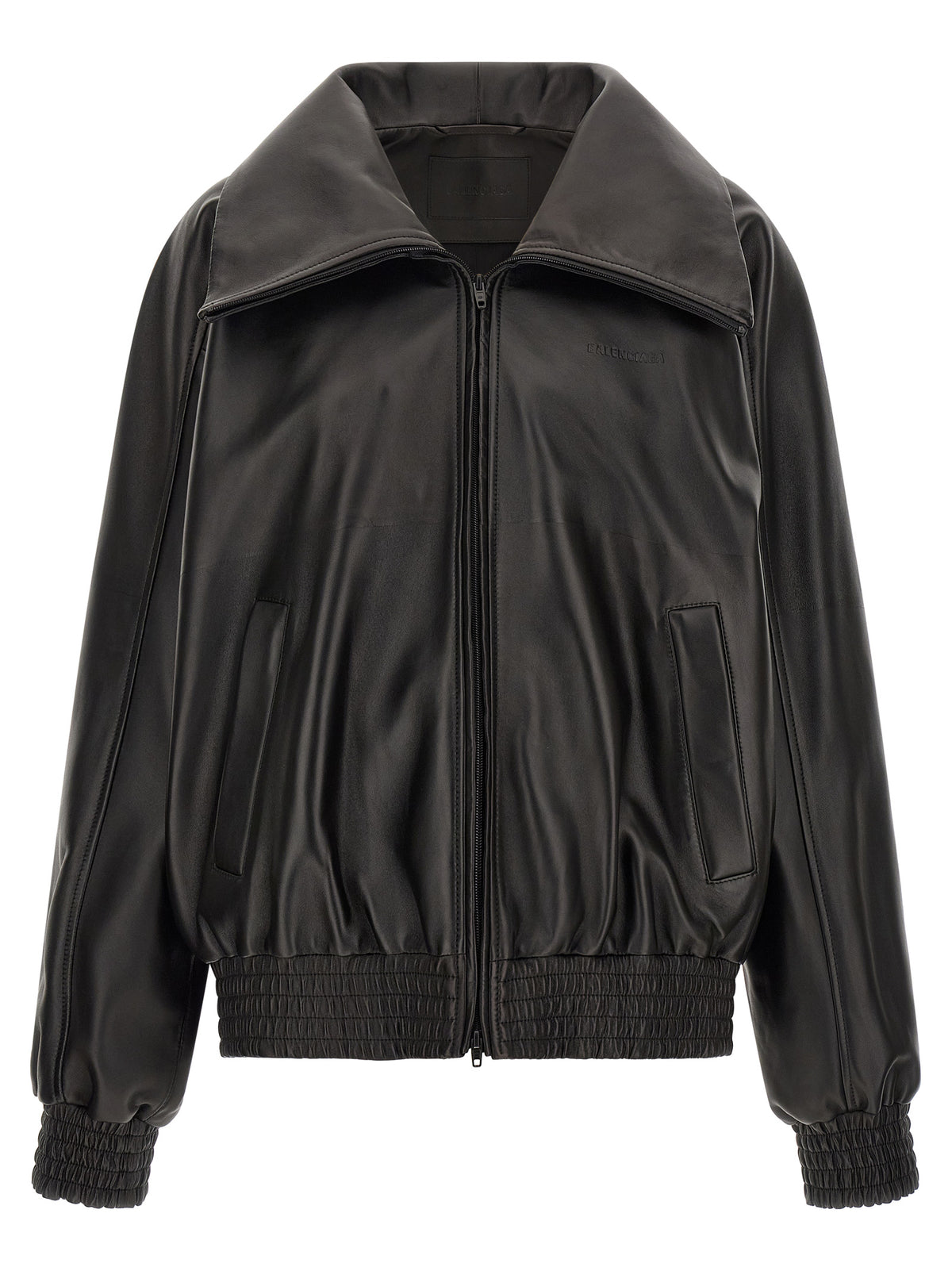 Balenciaga Black Lamb Leather Leather Jacket