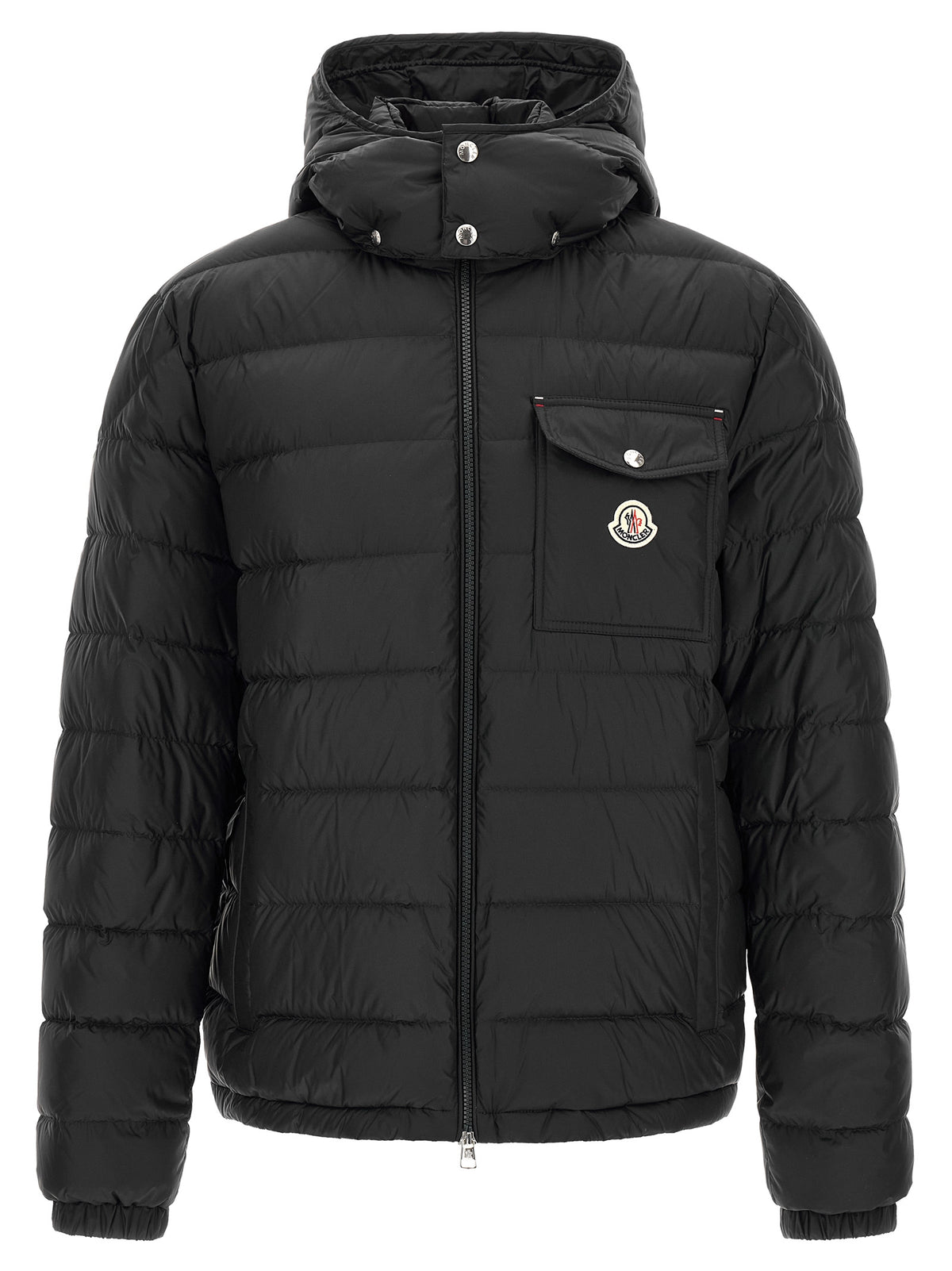 Moncler Black Polyamide Full-Length Jacket