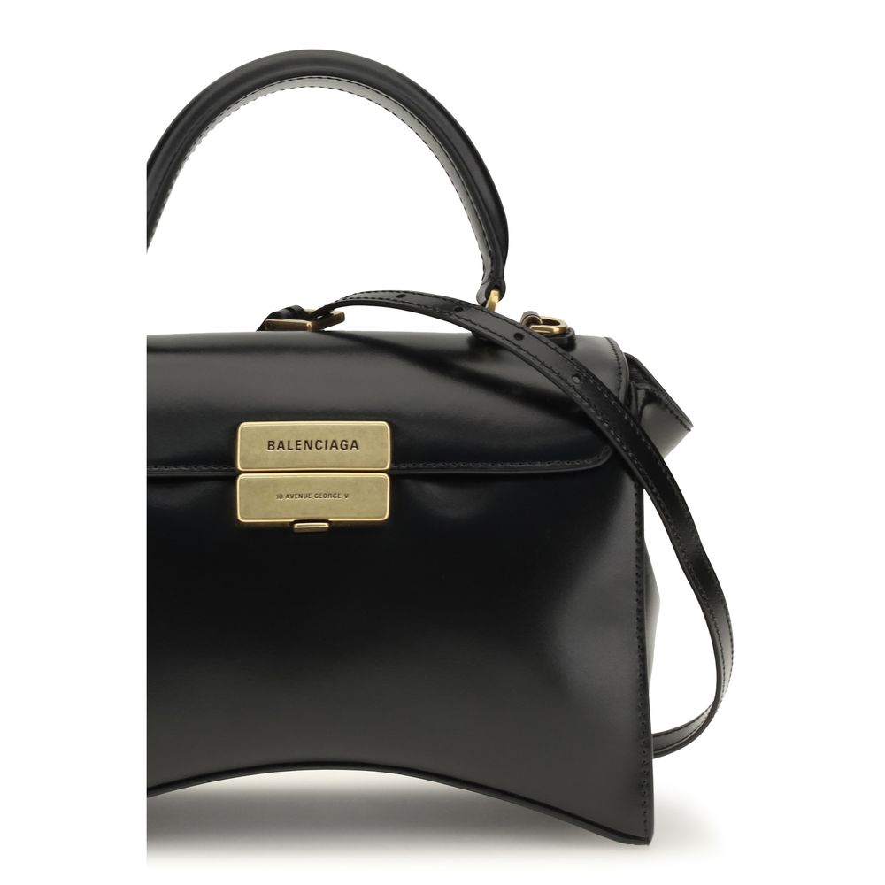 Balenciaga Black Calf Leather Shoulder Bag