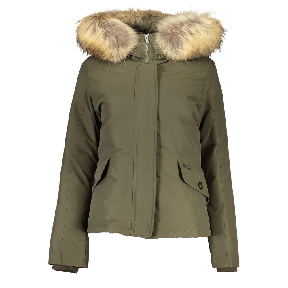 Woolrich Green Cotton Women's Jacket