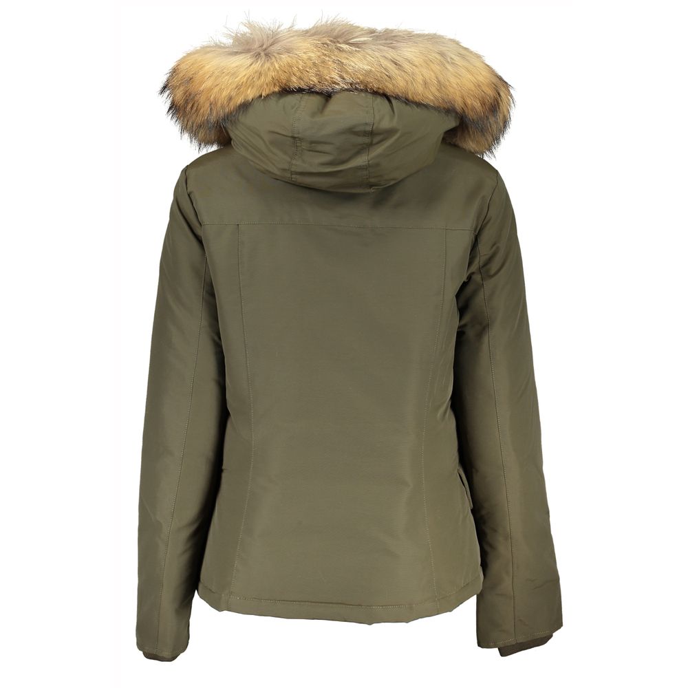Woolrich Green Cotton Women's Jacket