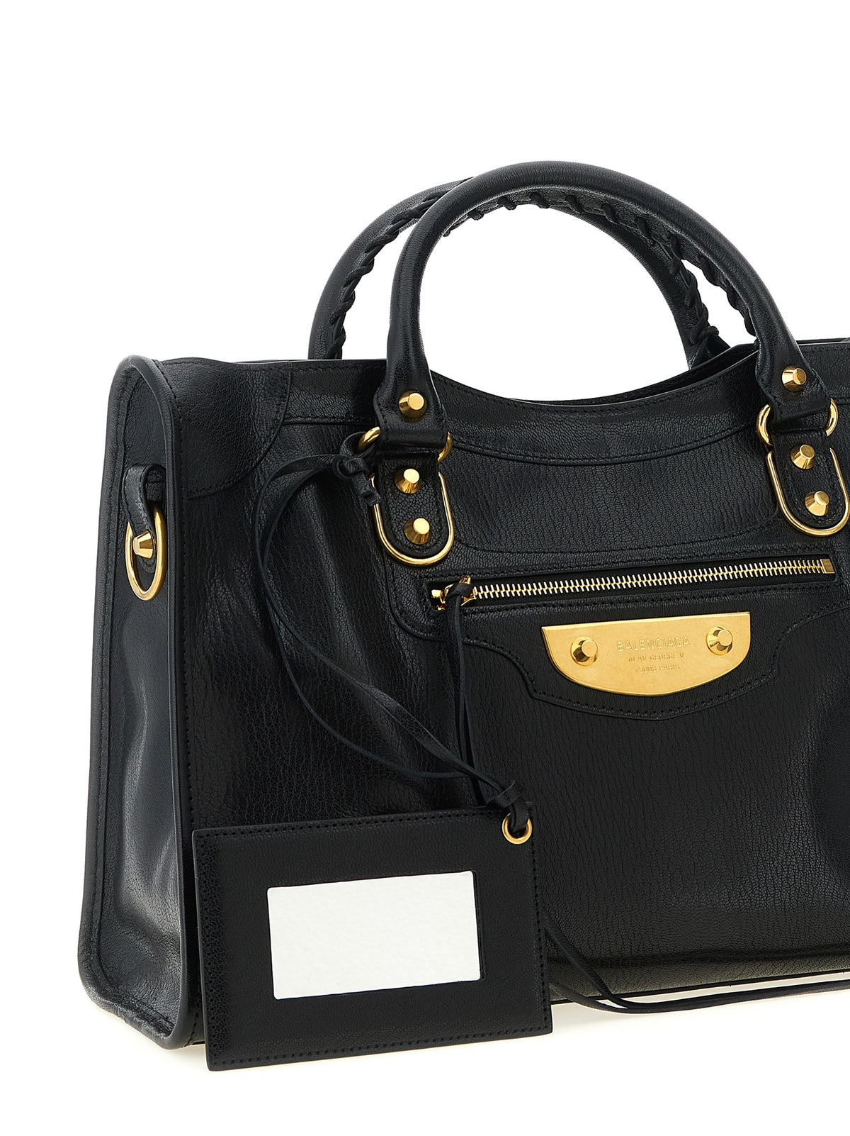 Balenciaga Black Goatskin Handbag