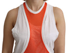 Orange White Crewneck Sleeveless Tank T-shirt Dress TopDSQUARED2 Gorgeous brand new with tags, 100% Authentic DSquared2 Top. Model: Crewneck Sleeveless Tank Material: 100% Cotton Color: Orange and White Logo details Made in ItalyOrange White Crewneck Slee