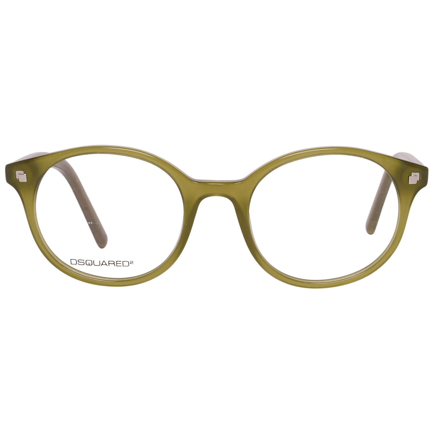Grüne synthetische Vollrandbrille mit Federscharnier