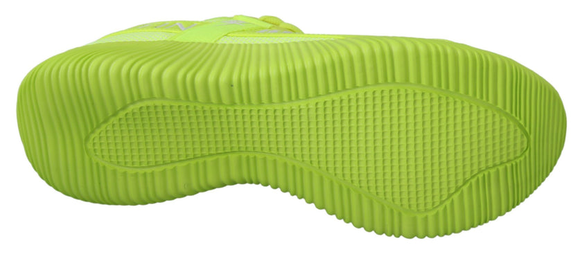 Green CARTER Logo Hi-Top Sneakers ShoesPLEIN SPORT Gorgeous new with tags, 100% Authentic Plein Sport Mens shoes. Model: Casual running sneakers Color: Light green Material: Polyester Sole: Rubber Logo details Made in Italy Very exclusive and high craftsm