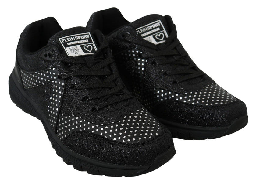 Black Running Jasmines Sneakers ShoesPLEIN SPORT Gorgeous brand new with tags, 100% Authentic PLEIN SPORT Shoes. Model: Jasmines Sneakers Color: Black Material: Leather Sole: Rubber Logo detailsBlack Running Jasmines Sneakers Shoes${tagsPhilipp PleinAulae