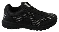 Black Running Jasmines Sneakers ShoesPLEIN SPORT Gorgeous brand new with tags, 100% Authentic PLEIN SPORT Shoes. Model: Jasmines Sneakers Color: Black Material: Leather Sole: Rubber Logo detailsBlack Running Jasmines Sneakers Shoes${tagsPhilipp PleinAulae