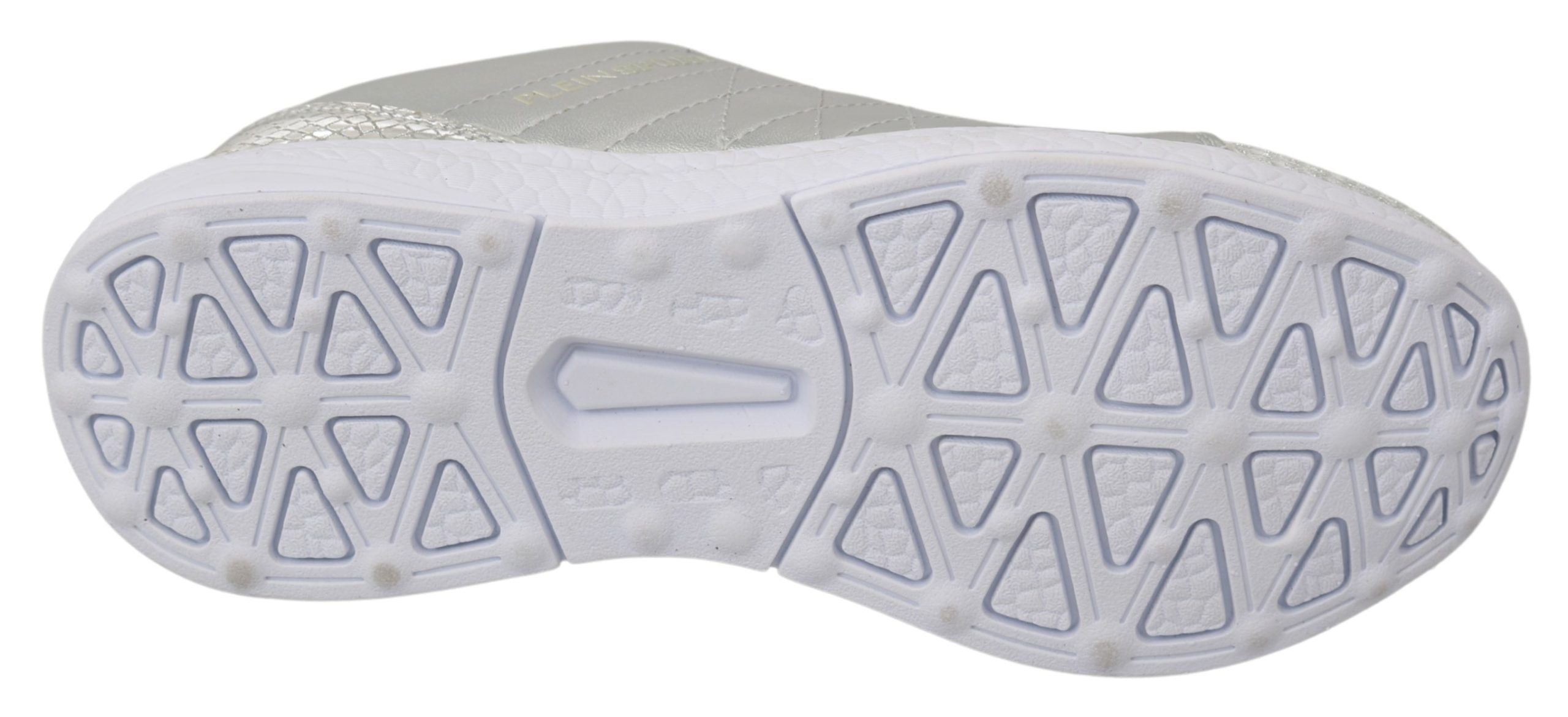 Gisella Silver Polyester Sneakers ShoesPLEIN SPORT Gorgeous brand new with tags, 100% Authentic PLEIN SPORT Shoes. Model: Gisella Sneakers Color: Silver Material: Polyester Sole: Rubber Logo detailsGisella Silver Polyester Sneakers Shoes${tagsPhilipp Plei