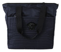 Elegant Blue Nylon Tote BagStep out in style with this stunning, 100% Authentic Versace Nylon Tote Bag, perfect for adding a touch of elegance to any look. With its sleek blue hue and premium nylon construction, this tote is not just a statement accessory