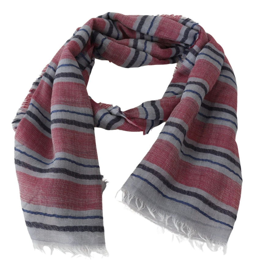 Multicolor Striped Wool Blend Unisex Neck Wrap ScarfMISSONI Gorgeous brand new with tags, 100% Authentic Missoni wool scarf with stripes pattern design and brand logo embroidery. Material: 95% Wool 5% Silk Color: Multicolor Gender: Unisex Fringes Logo det
