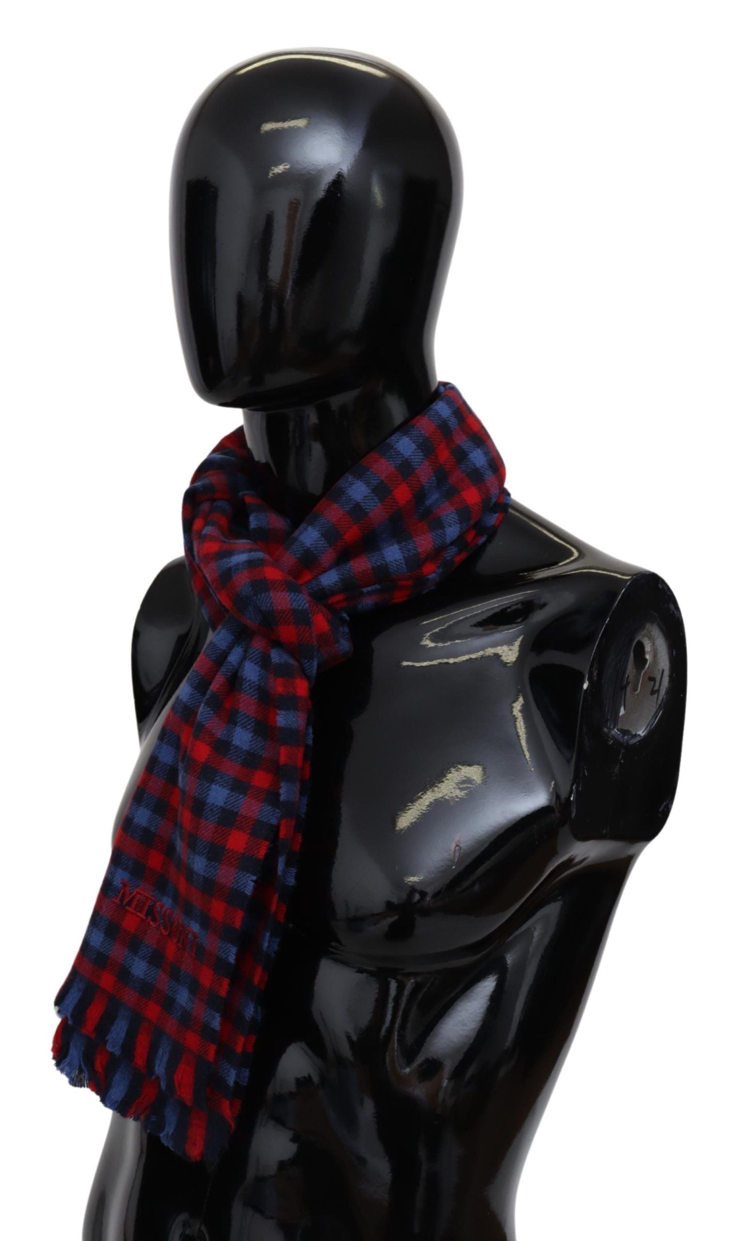 Multicolor Check Wool Unisex Neck Wrap ShawlMISSONI Gorgeous brand new with tags, 100% Authentic Missoni wool scarf with check pattern design and brand logo embroidery. Material: 100% Wool Color: Multicolor Gender: Unisex Fringes Logo details Made in Ital