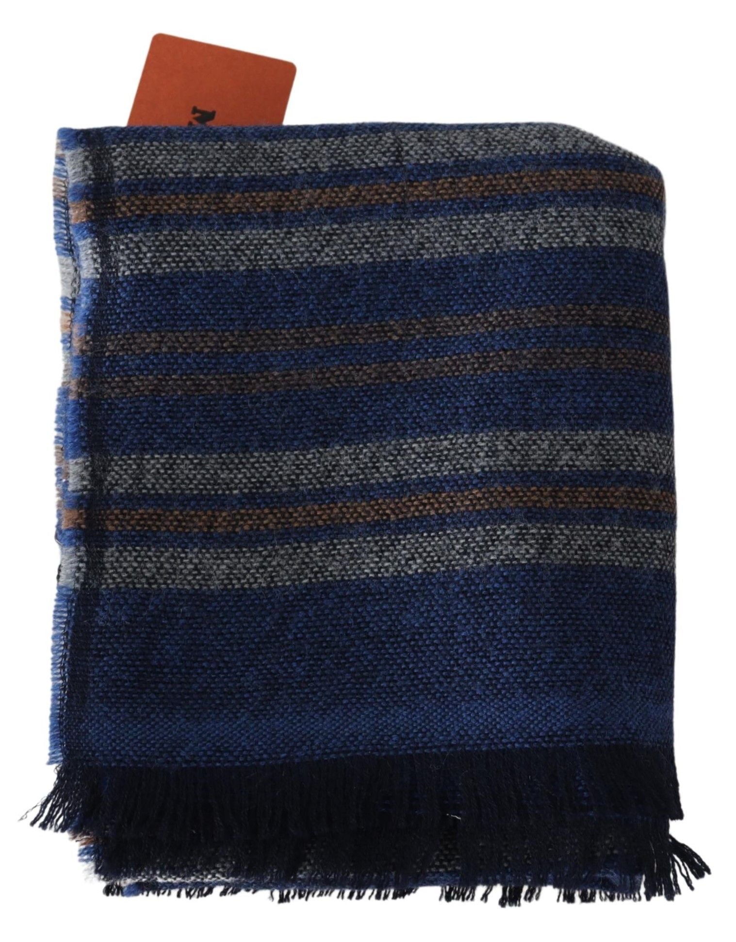 Multicolor Wool Striped Unisex Neck Wrap ShawlMISSONI Gorgeous brand new with tags, 100% Authentic Missoni wool scarf with stripes pattern design. Material: 100% Wool Color: Multicolor Gender: Unisex Fringes Logo details Made in Italy SIZE: 160cm x 30cmMu