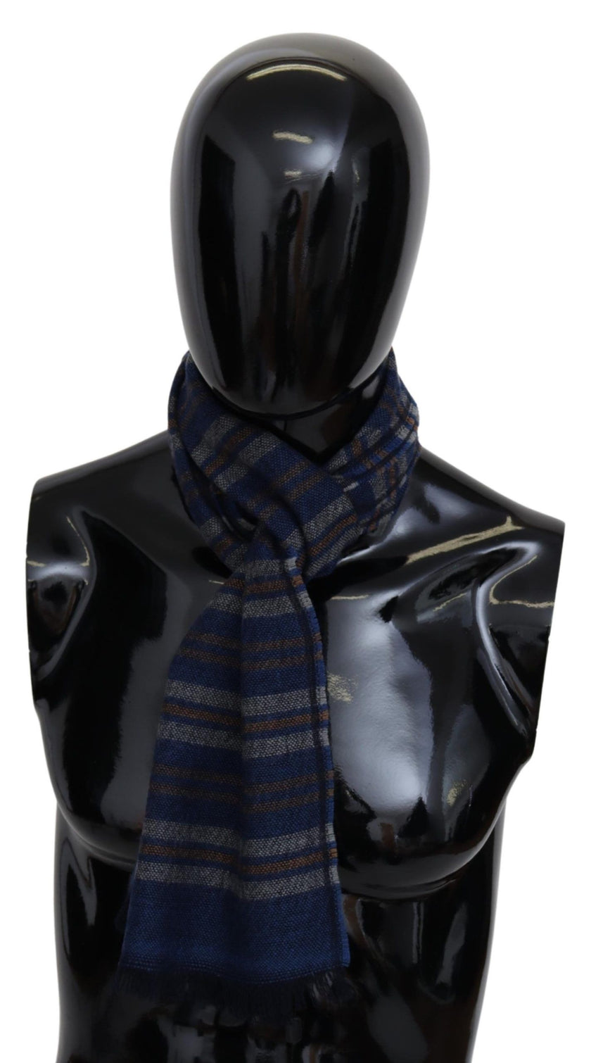 Multicolor Wool Striped Unisex Neck Wrap ShawlMISSONI Gorgeous brand new with tags, 100% Authentic Missoni wool scarf with stripes pattern design. Material: 100% Wool Color: Multicolor Gender: Unisex Fringes Logo details Made in Italy SIZE: 160cm x 30cmMu