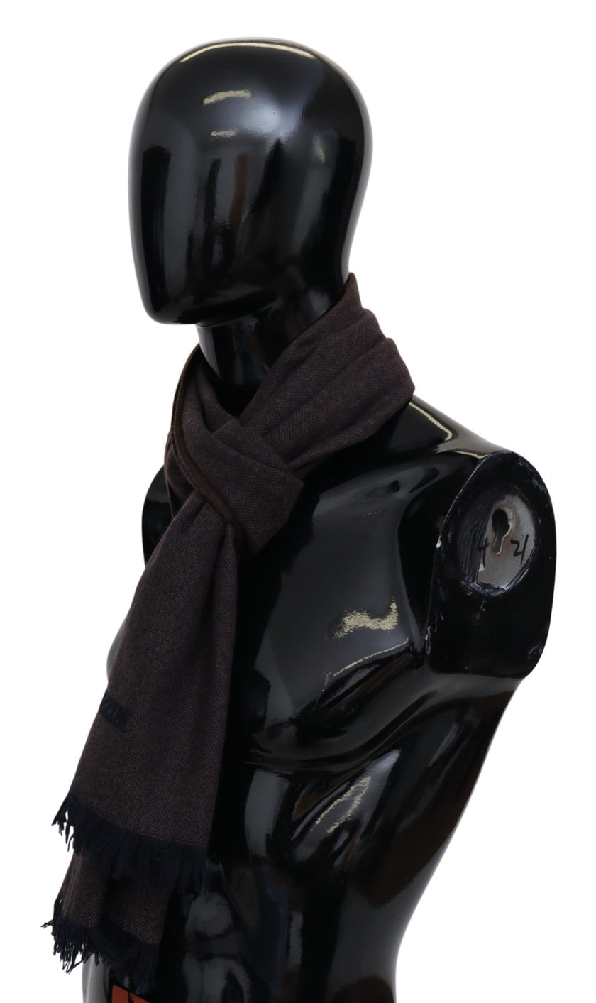 Brown 100% Cashmere Unisex Neck Wrap Fringes ScarfMISSONI Gorgeous brand new with tags, 100% Authentic Missoni cashmere scarf with brand logo embroidery. Material: 100% Cashmere Color: Brown Gender: Unisex Fringes Logo details Made in Italy SIZE: 190cm x