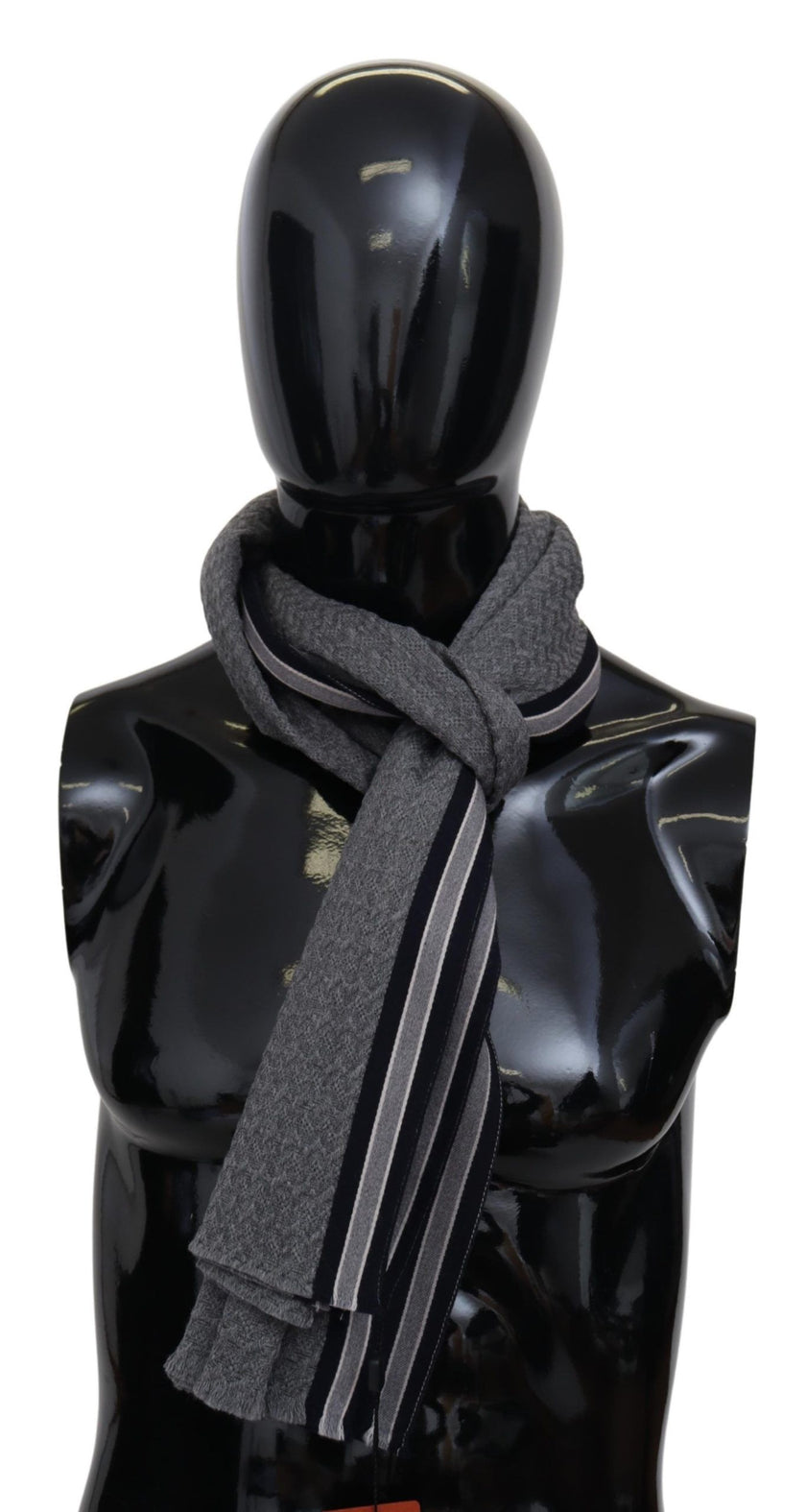 Gray Stripes Pattern 100% Wool Unisex Neck Wrap ScarfMISSONI Gorgeous brand new with tags, 100% Authentic Missoni wool scarf with stripes pattern design and brand logo embroidery. Material: 100% Wool Color: Gray Gender: Unisex Fringes Logo details Made in