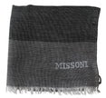 Gray Striped Wool Unisex Neck Wrap Fringes ScarfMISSONI Gorgeous brand new with tags, 100% Authentic Missoni wool scarf with stripes pattern and brand logo embroidery. Material: 100% Wool Color: Gray Gender: Unisex Fringes Logo details Made in Italy SIZE:
