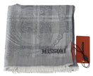 Gray Floral Wool Unisex Neck Wrap Fringes ScarfMISSONI Gorgeous brand new with tags, 100% Authentic Missoni wool scarf with pattern and brand logo embroidery. Material: 100% Wool Color: Gray Gender: Unisex Fringes Logo details Made in Italy SIZE: 180cm x