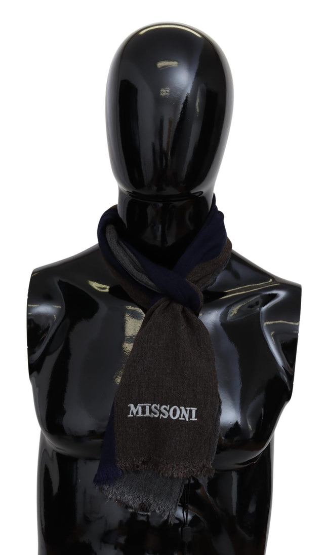 Multicolor Striped Wool Unisex Wrap Fringes ScarfMISSONI Gorgeous brand new with tags, 100% Authentic Missoni wool scarf with stripes pattern and brand logo embroidery. Material: 100% Wool Color: Multicolor Gender: Unisex Fringes Logo details Made in Ital