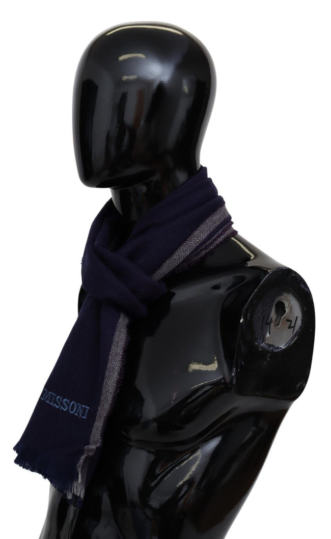 Multicolor Striped Wool Unisex Wrap Fringes ScarfMISSONI Gorgeous brand new with tags, 100% Authentic Missoni wool scarf with stripes pattern and brand logo embroidery. Material: 100% Wool Color: Multicolor Gender: Unisex Fringes Logo details Made in Ital