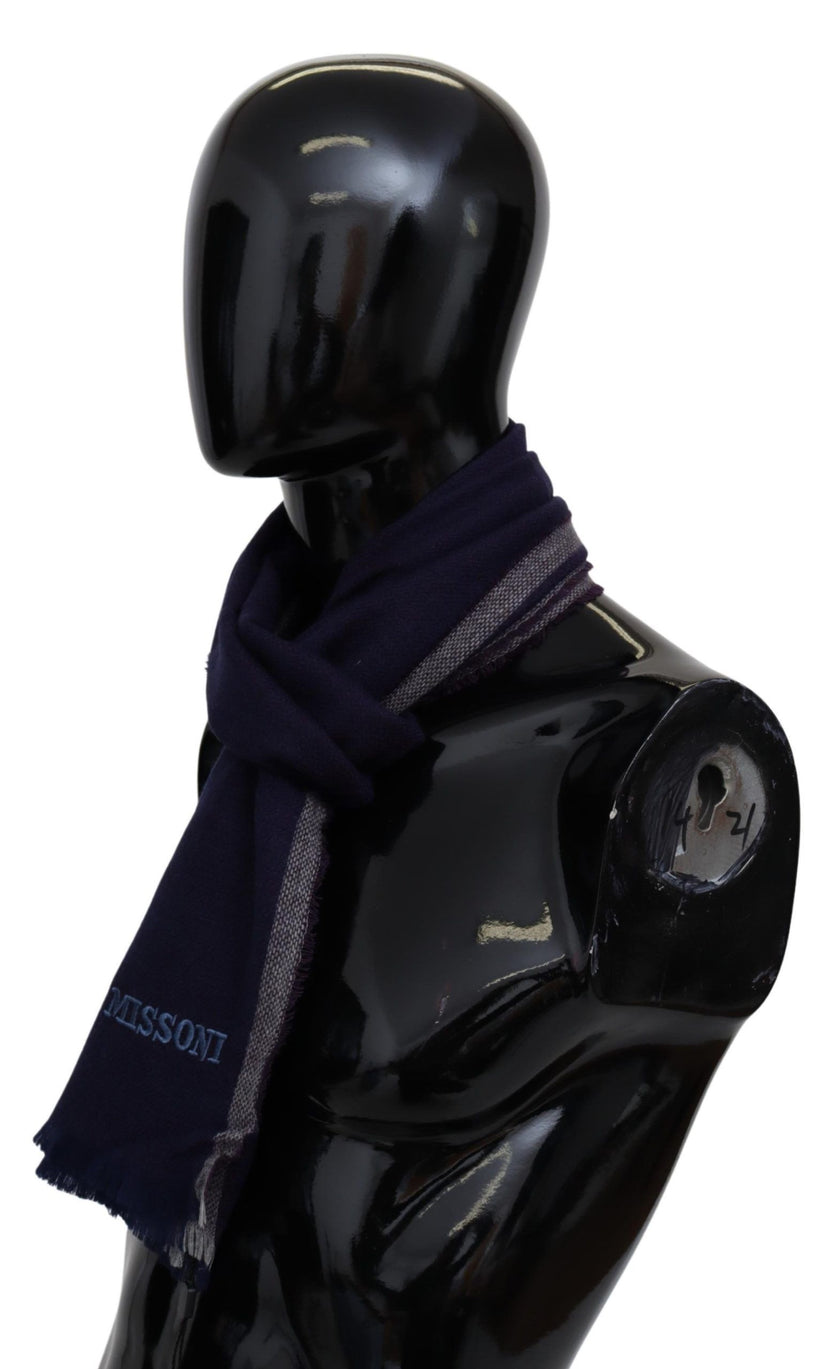 Multicolor Striped Wool Unisex Wrap Fringes ScarfMISSONI Gorgeous brand new with tags, 100% Authentic Missoni wool scarf with stripes pattern and brand logo embroidery. Material: 100% Wool Color: Multicolor Gender: Unisex Fringes Logo details Made in Ital