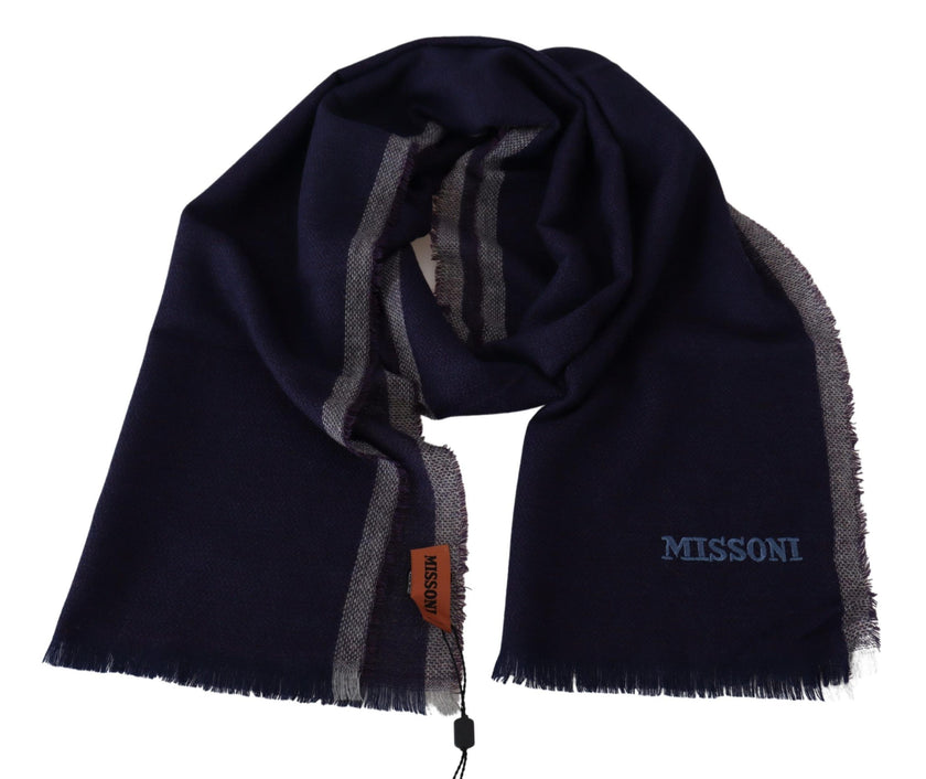 Multicolor Striped Wool Unisex Wrap Fringes ScarfMISSONI Gorgeous brand new with tags, 100% Authentic Missoni wool scarf with stripes pattern and brand logo embroidery. Material: 100% Wool Color: Multicolor Gender: Unisex Fringes Logo details Made in Ital