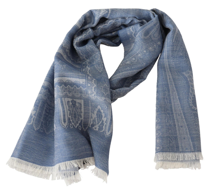 Elegant Cashmere Patterned ScarfIndulge in the epitome of luxury with this stunning Missoni cashmere scarf. Brand new with tags, this 100% Authentic piece boasts an intricate pattern with delicate brand logo embroidery, perfect for adding a touch of elega