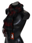 Black Red Check Wool Unisex Neck Wrap Fringes ScarfMISSONI Gorgeous brand new with tags, 100% Authentic Missoni virgin wool scarf with check pattern and brand logo embroidery. Material: 100% Virgin Wool Color: Black, Red Gender: Unisex Fringes Logo detail
