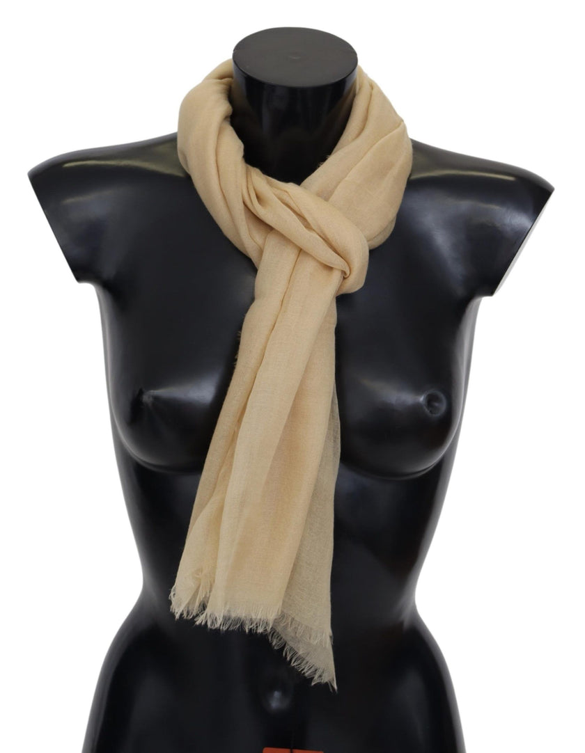 Beige Cashmere Unisex Neck ScarfMISSONI Gorgeous brand new with tags, 100% Authentic Missoni cashmere scarf with brand logo embroidery. Material: 100% Cashmere Color: Beige Gender: Unisex Fringes Logo details Made in Italy SIZE: 180cm x 70cmBeige Cashmere