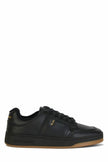 Elegant Black Low-Top Leather SneakersStep into luxury and style with these sleek black low-top sneakers from Saint Laurent, perfect for accenting your street-style ensemble with a touch of sophistication. Crafted with high-quality calf leather and featur