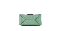 Cece Small Sea Green Signature PVC Convertible Flap Crossbody BagStyle: Michael Kors Cece Small Convertible Flap Crossbody Shoulder Bag (Sea Green Multi) Material: Signature PVC and Smooth Leather Features: Adjustable Chain/Leather Strap (Crossbody or Sho