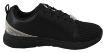 Exquisite Black Runner Gisella Sports SneakersStep into the world of high-end athleticism with these exquisite new-with-tags Plein Sport Women’s Running Sneakers. Elegant yet practical, these black sneakers are perfect for those who value both style and c