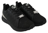 Exquisite Black Runner Gisella Sports SneakersStep into the world of high-end athleticism with these exquisite new-with-tags Plein Sport Women’s Running Sneakers. Elegant yet practical, these black sneakers are perfect for those who value both style and c