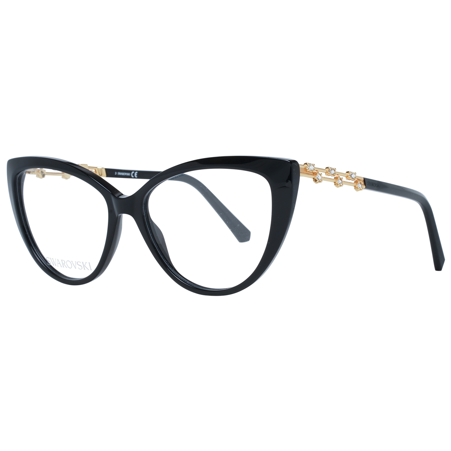 Elegant Black Cat Eye Designer EyeglassesStep into the world of high-fashion eyewear with these chic Swarovski Cat Eye eyeglasses, designed for the modern woman who appreciates a blend of classic style and contemporary luxury. Perfectly crafted to accentu