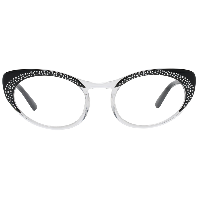 Chic Black Full-Rim Designer EyewearStep into the world of high-fashion with the Dsquared² eyewear collection. Elegantly crafted with a sleek black finish, this pair of women’s glasses exudes sophistication with its full-rim design and durable plastic fra