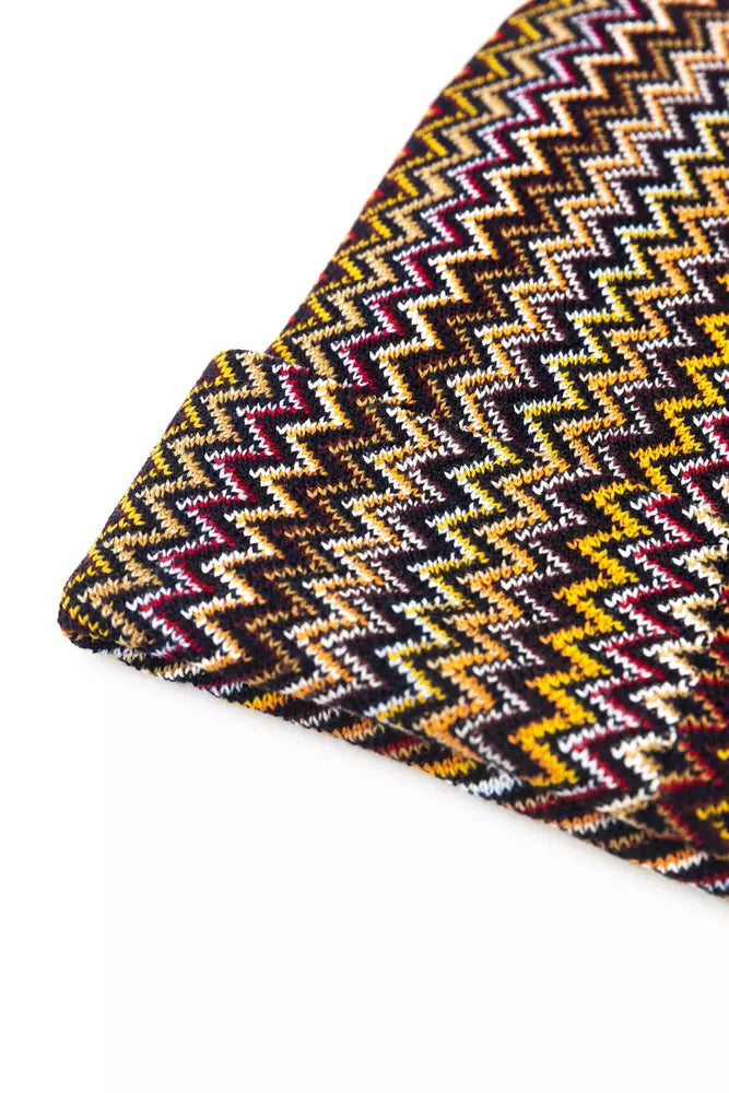 Multicolor Wool Men HatStep into the realm of bold, contemporary elegance with this vibrant Missoni hat. Exquisitely crafted in Italy, the piece is adorned with a striking geometric pattern that embodies the brand’s iconic flair for color and design. Whet