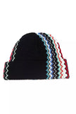 Multicolor Wool Men HatUnleash the power of pattern and color with Missoni’s mesmerizing hat, a true testament to the brand’s signature aesthetic. Immerse yourself in a geometric dream woven from the finest wool, crowned with a touch of playful marabou. T