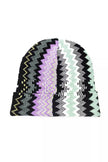 Multicolor Wool Women HatStep into a world of vibrant allure with this striking Missoni hat, a lavish piece crafted in Italy that melds geometric fantasy with a kaleidoscope of hues. It’s not just an accessory—it’s an exclamation point for your ensemble.