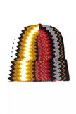 Multicolor Wool Women HatElevate your accessory collection with this eye-catching Missoni hat, epitomizing the brand’s iconic flair for bold, geometric patterns. The multicolor design adds a splash of vibrancy to any ensemble, ensuring you stand out with