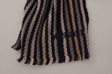 Multicolor Stripes Wool Knit Fringe Shawl ScarfMISSION Gorgeous brand new with tags, 100% Authentic MISSONI Mens Scarf. Material: 100% Wool Color: Multicolor Logo details Made in Italy SIZE: 180cm x 30cmMulticolor Stripes Wool Knit Fringe Shawl Scarf${tag