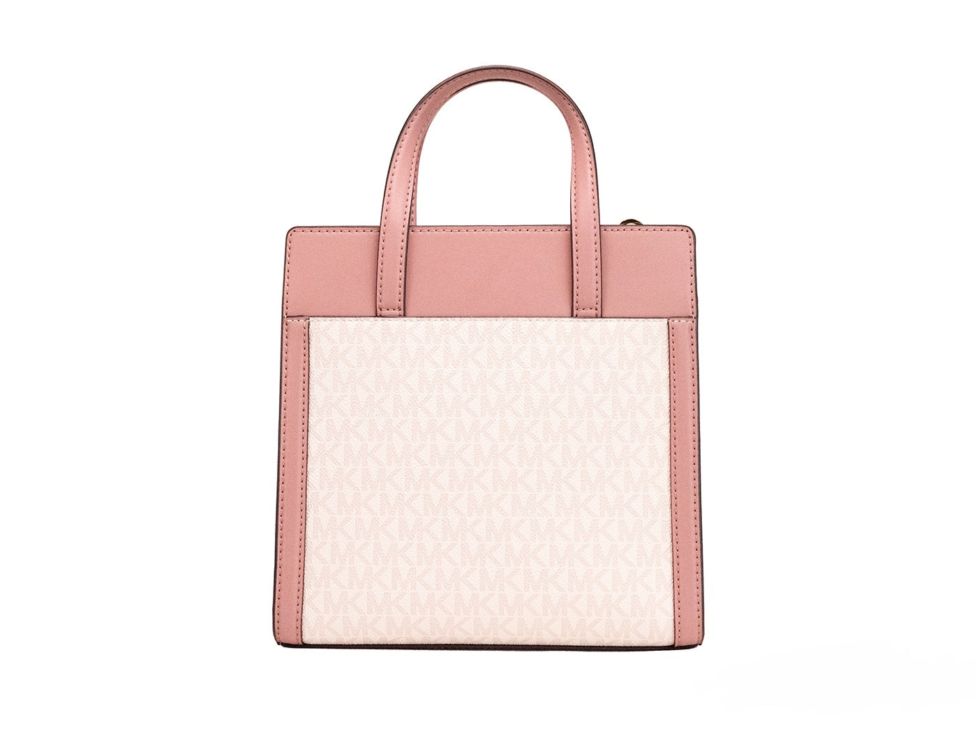 Cece Small Pink PVC North South Flap Tote Crossbody Bag PurseStyle: Michael Kors Cece Small Dark Powder Blush North South Flap Tote Crossbody Bag Material: Signature PVC Features: Inner Pockets, Lined, Adjustable/Detachable Crossbody Strap Measures: 22.86