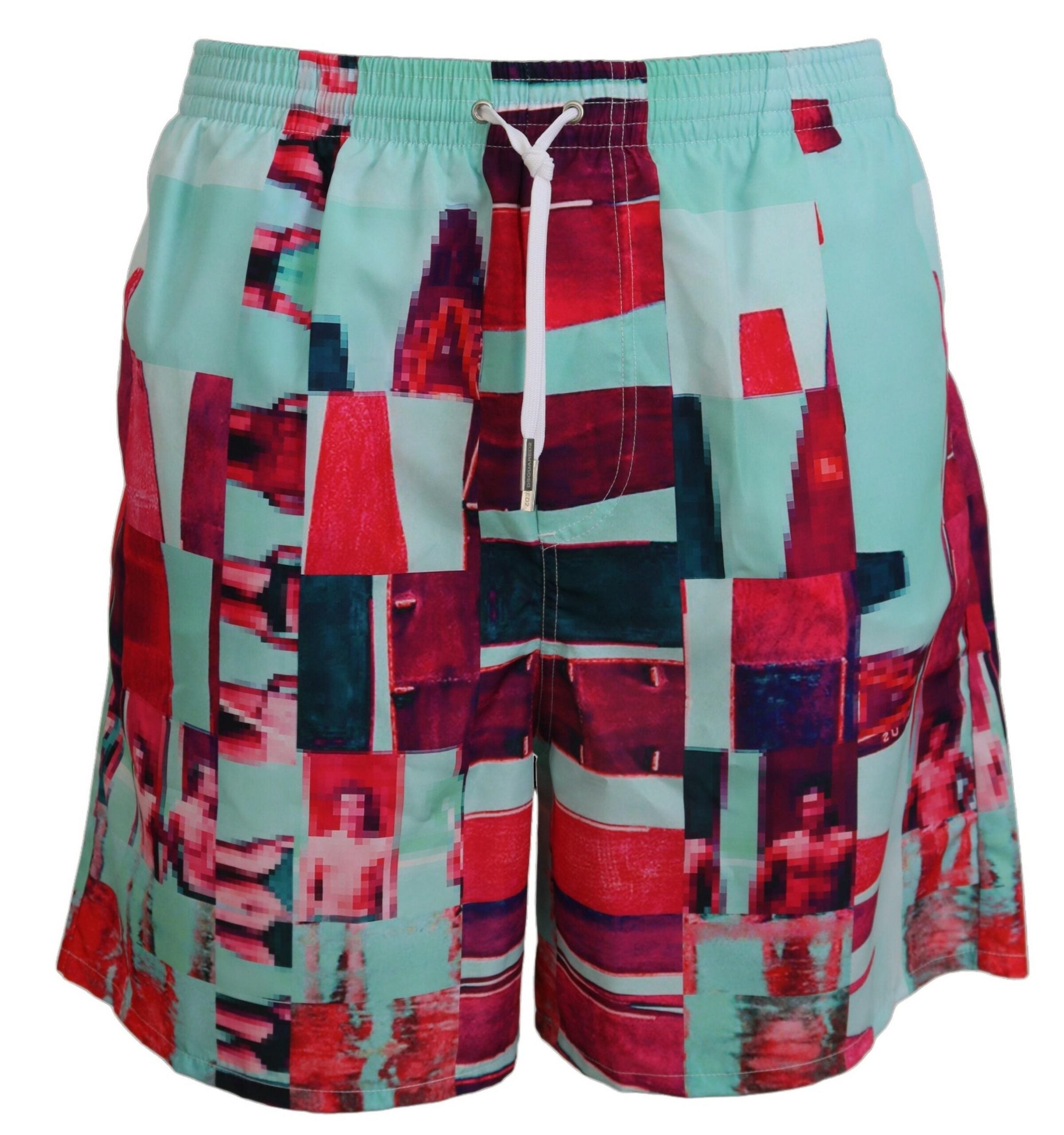Short de bain imprimé multicolore
