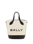 Elegant Monogram Bucket Bag in Black & WhiteDiscover elegance redefined with this stunning Bally Bucket Bag, a fresh addition to your sophisticated ensemble. Immaculately crafted from the finest Calf Leather with a touch of durable cotton and polyester, t