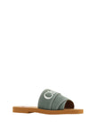 Elegant Forest Green Cotton SlidesStep into comfort and luxury with these exquisite Chloé slides, perfect for the discerning fashionista. Boasting a fresh Forest Green hue, these sandals marry style and comfort seamlessly. Designed with a chic open square