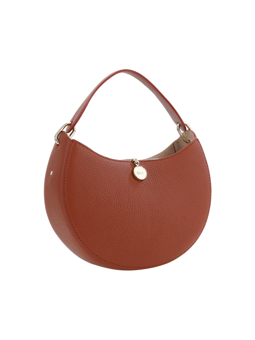 Sepia Brown Small Arlène Leather Shoulder BagDiscover the epitome of elegance with the Chloé Small Arlène Shoulder Bag. This stunning accessory in sepia brown is a sleek addition to any wardrobe, blending timeless style with modern sensibilities. Complete