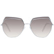 Silver Metal SunglassesGender Women Main color Silver Frame color Silver Frame material Metal Lenses Color Multicolor Lenses Material Plastic Lenses Effect Gradient Lenses width 61 Size 61-16-145 Lenses Height 55 Bridge width 16 Frame width 145 Temples Le