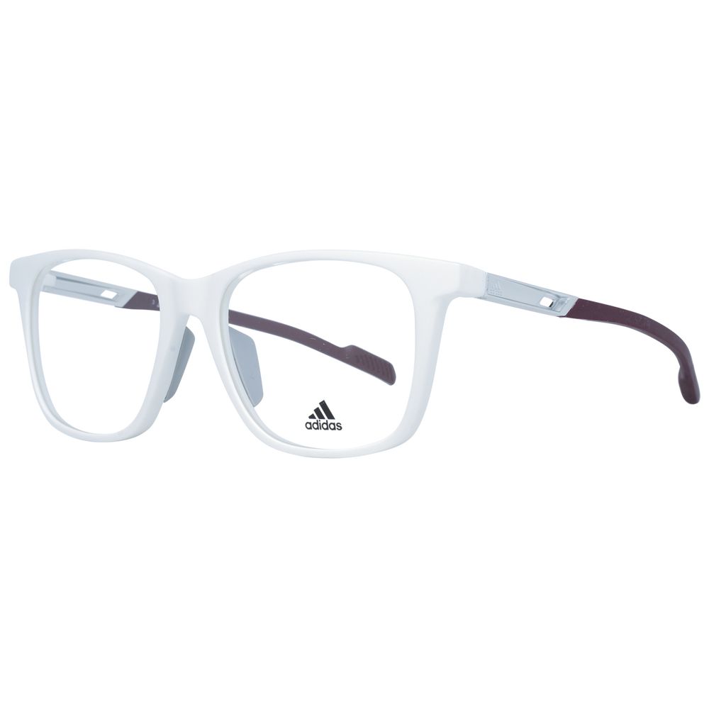 White Synthetic Square Full-Rim Glasses