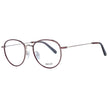 Burgundy Metal Glasses (Frames)Gender Unisex Main color Burgundy Frame color Burgundy Frame material Metal Lenses Color Demo glasses Lenses Material Plastic Lenses Effect No Extra Lenses width 52 Size 52-18-145 Lenses Height 45 Bridge width 18 Frame width