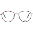 Burgundy Metal Glasses (Frames)Gender Unisex Main color Burgundy Frame color Burgundy Frame material Metal Lenses Color Demo glasses Lenses Material Plastic Lenses Effect No Extra Lenses width 52 Size 52-18-145 Lenses Height 45 Bridge width 18 Frame width