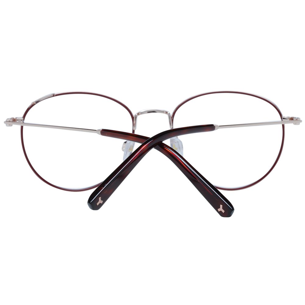 Burgundy Metal Glasses (Frames)Gender Unisex Main color Burgundy Frame color Burgundy Frame material Metal Lenses Color Demo glasses Lenses Material Plastic Lenses Effect No Extra Lenses width 52 Size 52-18-145 Lenses Height 45 Bridge width 18 Frame width